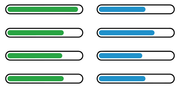 loading progress bar vector icon design