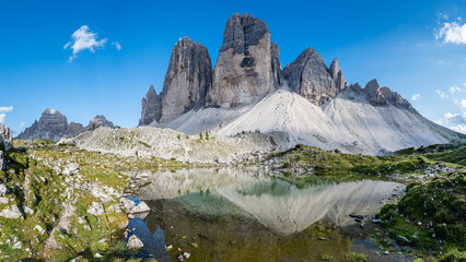 Tre Cime di Lavaredo &ndash; a mountain range in the Alps	