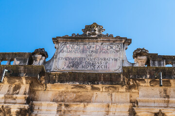 Peoples Square in Zadar in Croatia