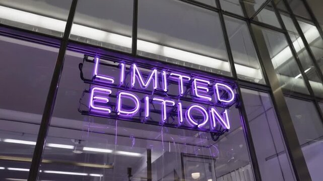 Limited edition shop.