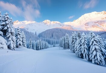 Powder cascades down Kasprowy Wierch's iconic slopes, a winter wonderland,  Zakopane,  Poland © NIPHITPHON