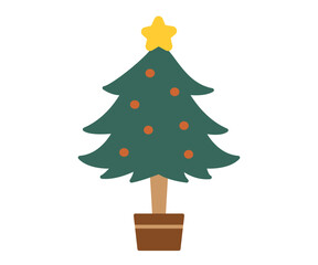 かわいいクリスマスツリー