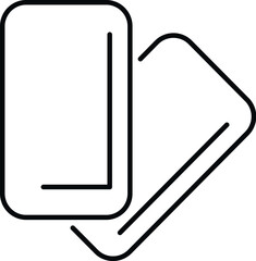 Smartphone displaying a credit card, representing mobile payment and online shopping