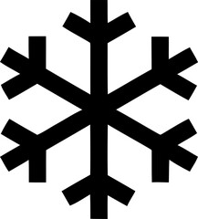 Obraz premium Snowflake icon . Winter snow flakes, Cold weather symbol. Vector illustration !