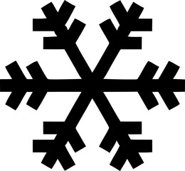 Snowflake icon . Winter snow flakes, Cold weather symbol. Vector illustration !