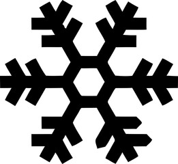 Snowflake icon . Winter snow flakes, Cold weather symbol. Vector illustration !