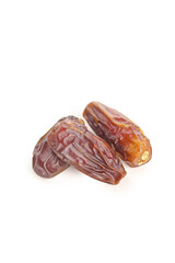 Dried Dates Fruit Golden Brown Color Display Free Stock Pictures on White Background