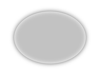 Subtle Light Gray Neumorphic Disk