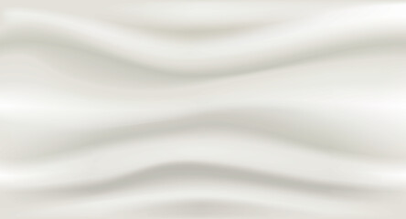 Abstract Background with Fabric Sample in Color of the Year 2026 Cloud Dancer. Soft drapery, warm white shade.