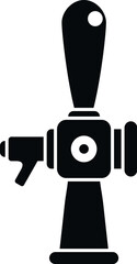 Beer tap icon representing a dispenser for brewing and pub beverages