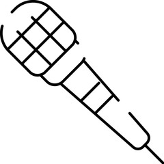 Microphone icon representing sound recording and speaking