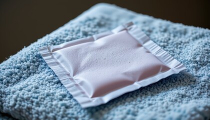 Ice pack on towel for toothache relief, cinematic illustration style, health awareness mood, wide composition with white space for text, HDR clarity sharp detail, no bad hands, no signature