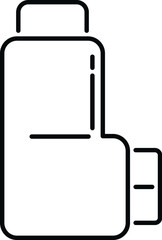 Inhaler device for medical treatment, aiding breathing problems