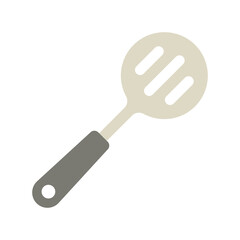 Slotted spoon icon vector design template