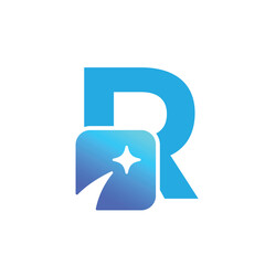 Letter R logo, R logo, AI logo set, modern and minimal design, tech-inspired, colorful icons and symbols, suitable for artificial intelligence, innovation, branding, startups, and digital identity.