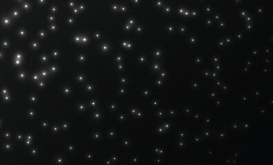 Abstract background of shimmering white particles on a dark gradient perfect for digital overlays festive designs or a cosmic night sky concept