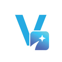 Letter V logo, V logo, AI logo set, modern and minimal design, tech-inspired, colorful icons and symbols, suitable for artificial intelligence, innovation, branding, startups, and digital identity.