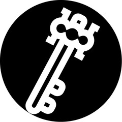 Dollar sign financial key unlocking business investment success