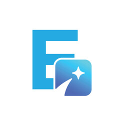 Letter E logo, E logo, AI logo set, modern and minimal design, tech-inspired, colorful icons and symbols, suitable for artificial intelligence, innovation, branding, startups, and digital identity.