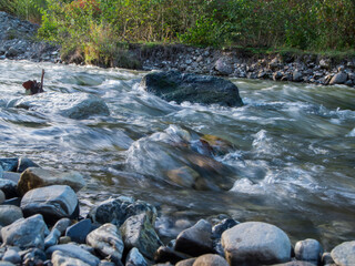 Stones in the Wertach River