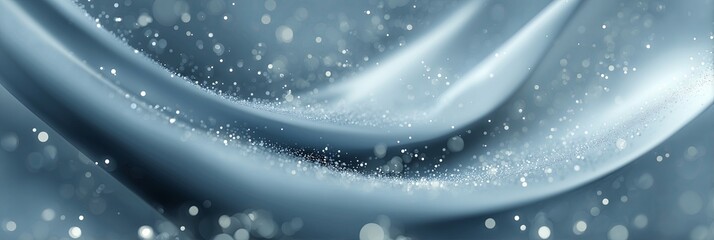 Abstract winter holiday background with soft icy gradients and flowing geometric shapes.