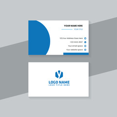 Modern business card design template