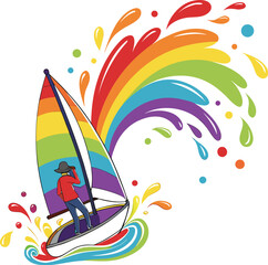 Colorful Paint Splatter Art Effect 3.eps