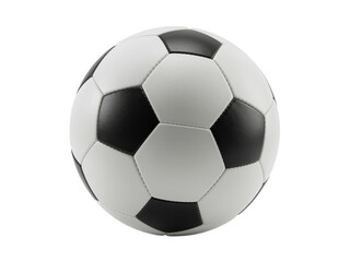 Fototapeta premium classic soccer ball on white background