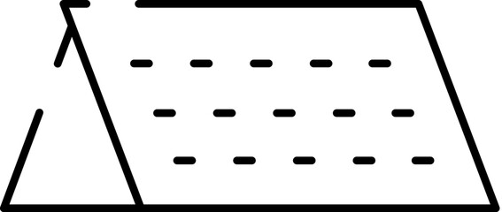 Desk calendar icon scheduling appointments and planning agenda