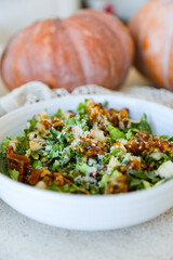 Brussel Sprout Kale Pomegranate Salad