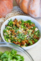 Brussel Sprout Kale Pomegranate Salad