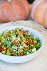 Brussel Sprout Kale Pomegranate Salad