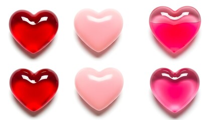 Assortment of Heart-Shaped Candies photo whisk