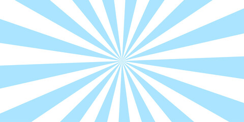 Naklejka premium Pale Turquoise Sunburst for the background abstract graphic texture speed lines motion vector. Suitable for graphic design materials. Pop bright concentration line background and promotional