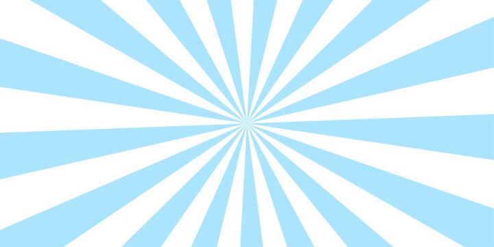 Pale Turquoise Sunburst for the background abstract graphic texture speed lines motion vector. Suitable for graphic design materials. Pop bright concentration line background and promotional
