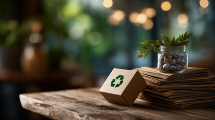 Energy consumption CO2 emissions visualization circular economy concept display sharing reusing system repairing renovating recycling existing materials products