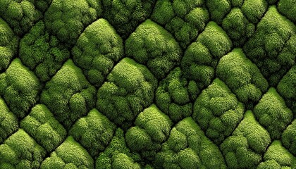 Recurring Moss Design: Add A Touch Of Nature To Your Space With This Repetitive Mossy Pattern That Brings A Calming And Organic Feel.