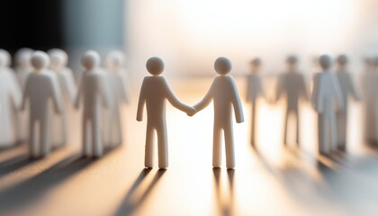 Corporate Executives Concluding A Meeting With A Handshake In A Boardroom Setting. Professional Business People Closing A Deal In A Office Setting.