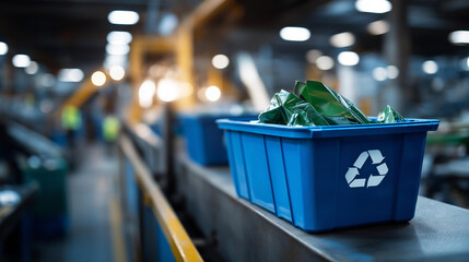 Circular economy product recycling visualization management concept display sustainable resource system waste reduction strategy environmental protection practice