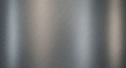 Brushed metal texture background with vertical streaks and reflective surface