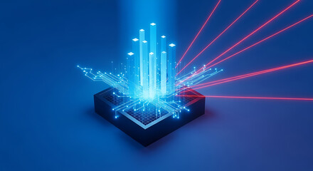 Dynamic data processing with vibrant energy in technology hub