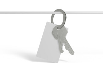 Keychain Key Set Mockup for Branding