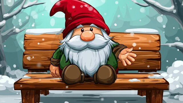 Animaci&oacute;n de gnomos navide&ntilde;os.