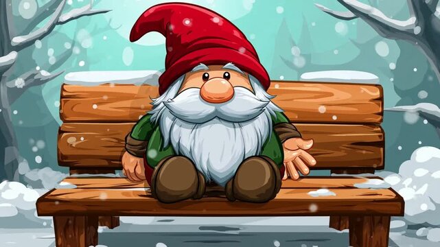 Animaci&oacute;n de gnomos navide&ntilde;os.