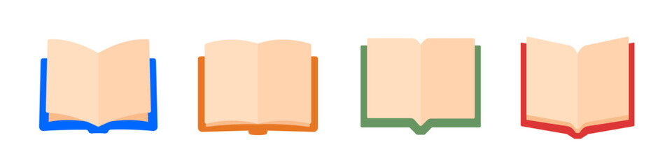 book icon set. books icon