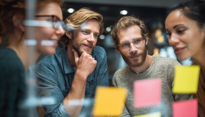 Young Creative Business Brainstorming Meeting: Roadmap To Product Launch, Strategy Planning, Business Development, And Startup Project Collaboration In Office Setting.