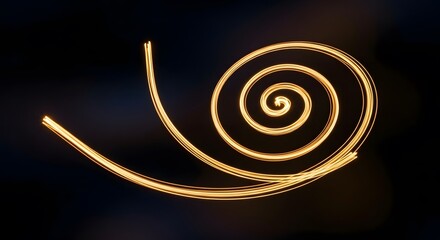 Abstract 3d spiral background with blue swirl design