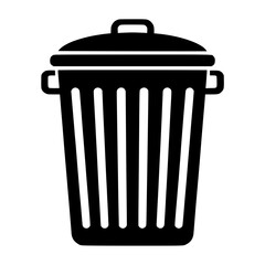 vector trash can icon