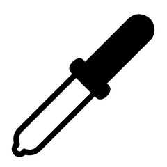 Dropper Icon Medicine Dropper Vector Flat Design EPS Editable