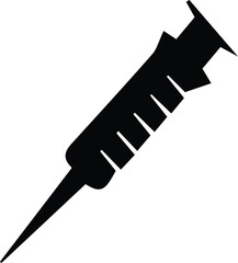 Injection Icon Syringe Medical Vector EPS Editable
